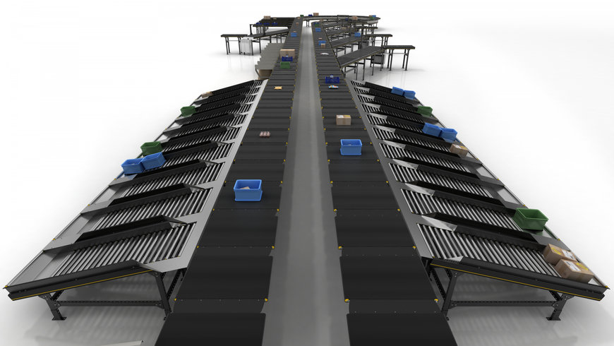 Interroll presenteert nieuwe hoogwaardige crossbelt sorter